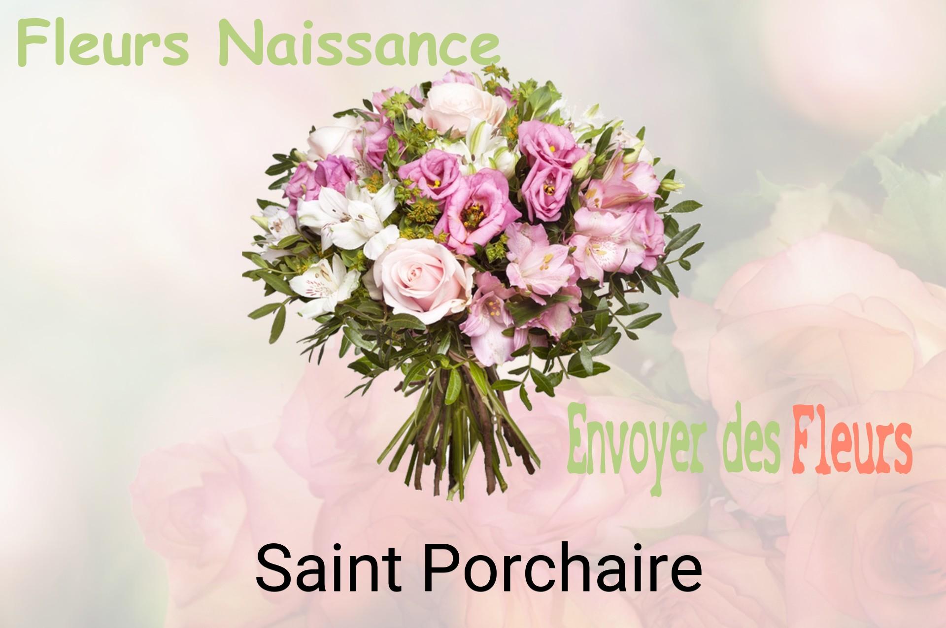 Bouquet de fleurs de naissance livré à Saint-Porchaire